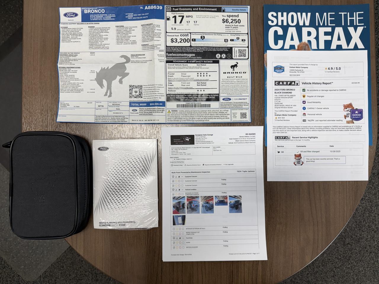 2024 Ford Bronco Black Diamond Knoxville TN