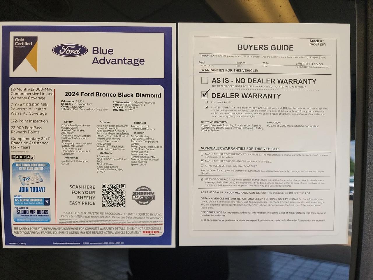 2024 Ford Bronco Black Diamond Richmond VA