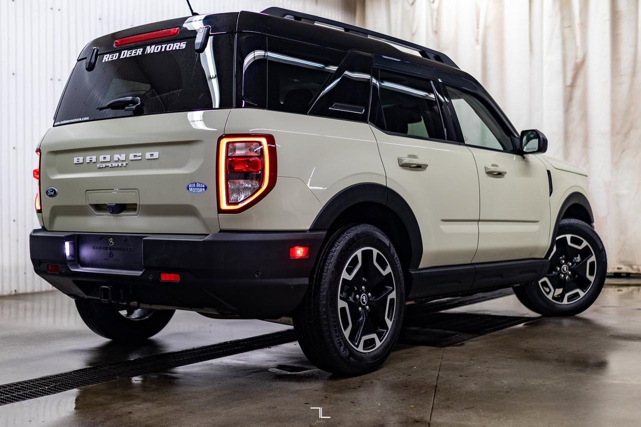 2024 Ford Bronco Sport 4x4 Outer Banks Nav Roof BCam Red Deer AB
