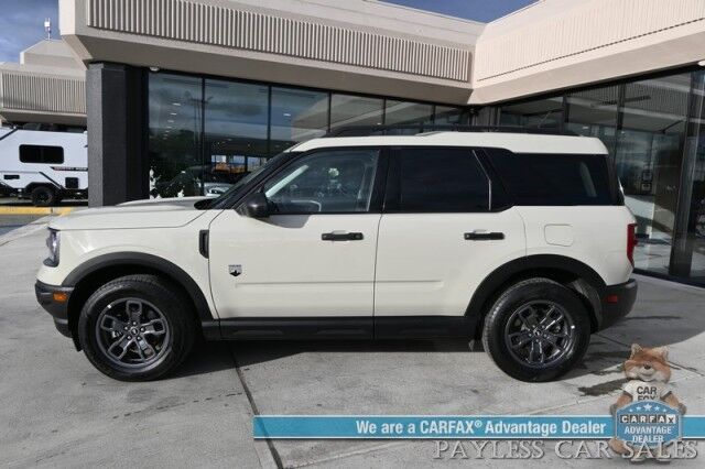 2024 Ford Bronco Sport Big Bend / 4X4 / Premium Cloth Seats / Lane Departure & Blind Spot Alert / Apple CarPlay & Android Auto / Bluetooth / Back Up Camera / Keyless Entry & Start / Block Heater / 29 MPG / 1-Owner Anchorage AK
