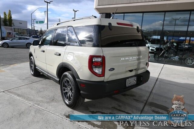 2024 Ford Bronco Sport Big Bend / 4X4 / Premium Cloth Seats / Lane Departure & Blind Spot Alert / Apple CarPlay & Android Auto / Bluetooth / Back Up Camera / Keyless Entry & Start / Block Heater / 29 MPG / 1-Owner Anchorage AK