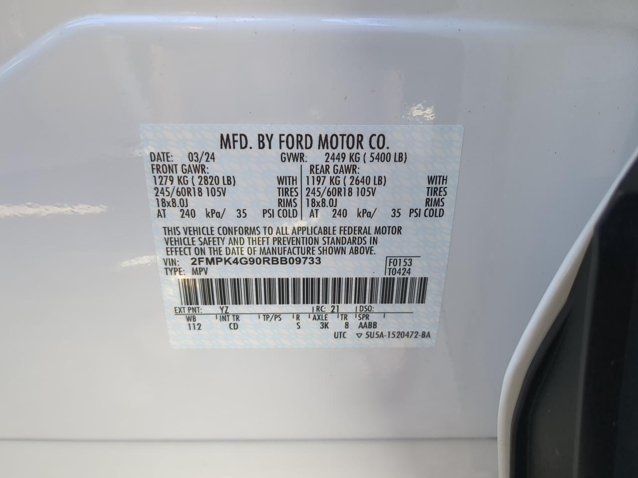 2024 Ford Edge SE Appleton WI