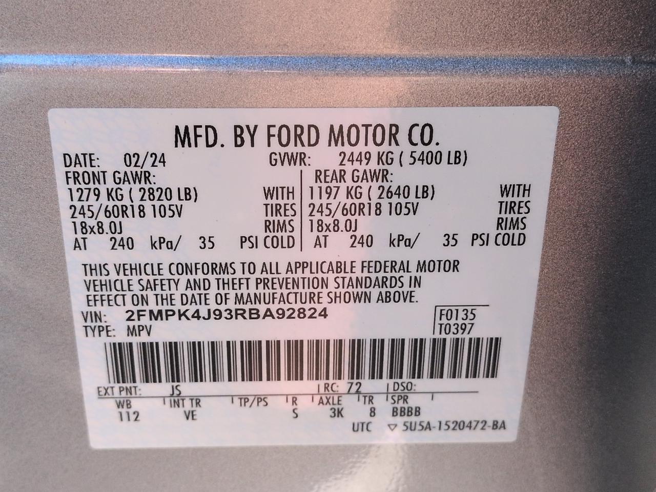 2024 Ford Edge SEL Appleton WI