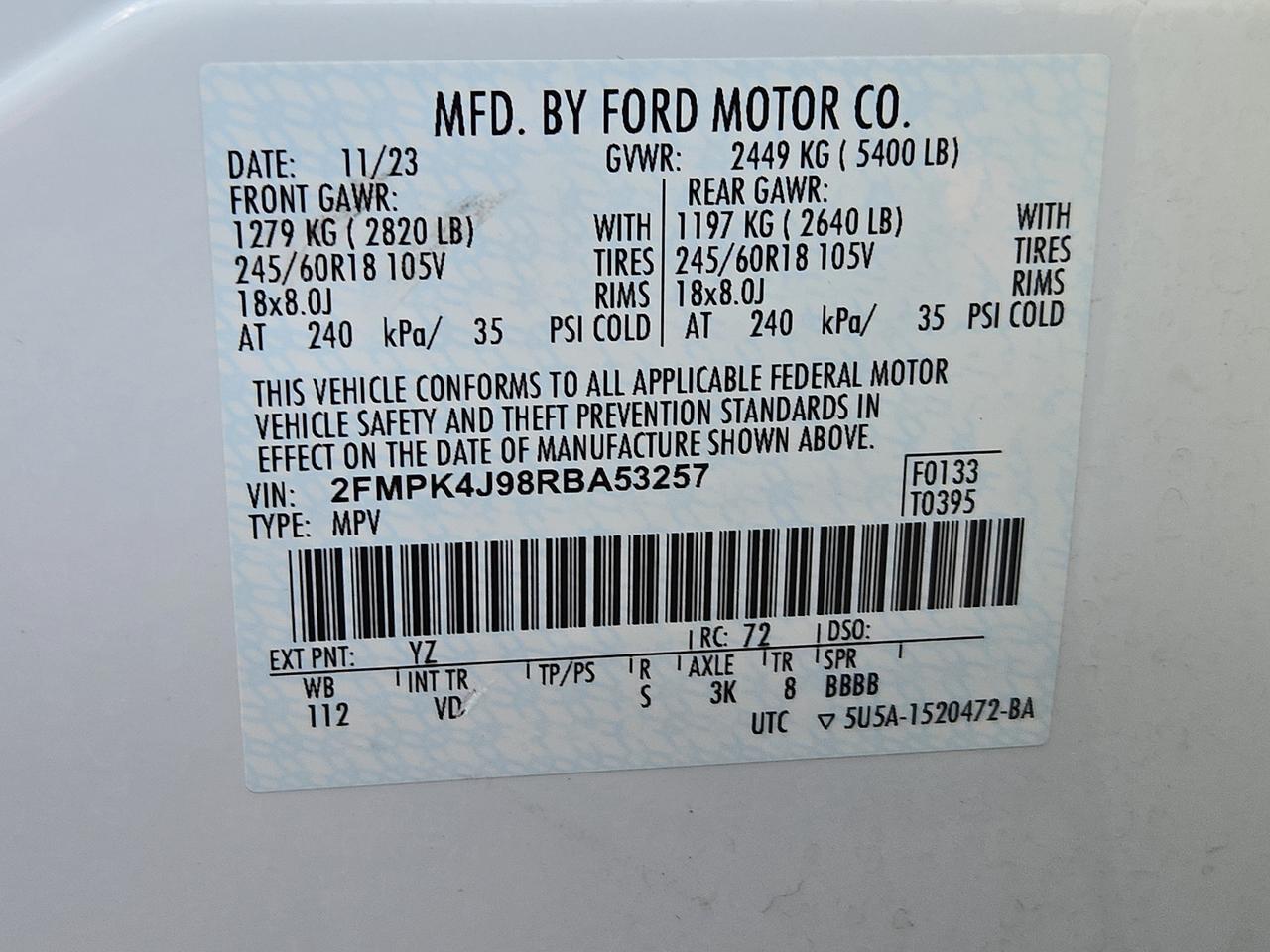 2024 Ford Edge SEL Vineland NJ