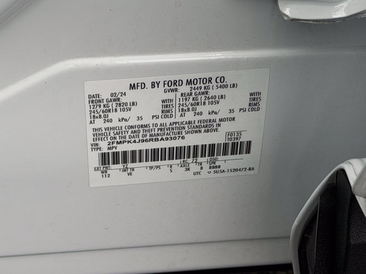 2024 Ford Edge SEL Springfield VA