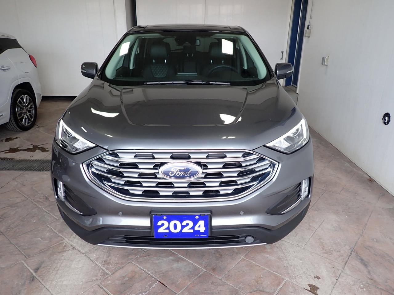 2024 Ford Edge Titanium AWD LEATHER SUNROOF Listowel ON