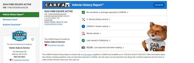 2024 Ford Escape Active - TECH PACK - HEATED SEATS Webster MA