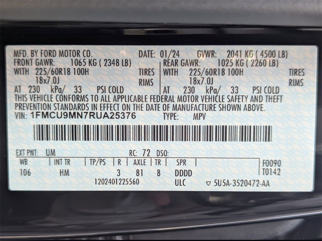 2024 Ford Escape ST-Line Kennesaw GA