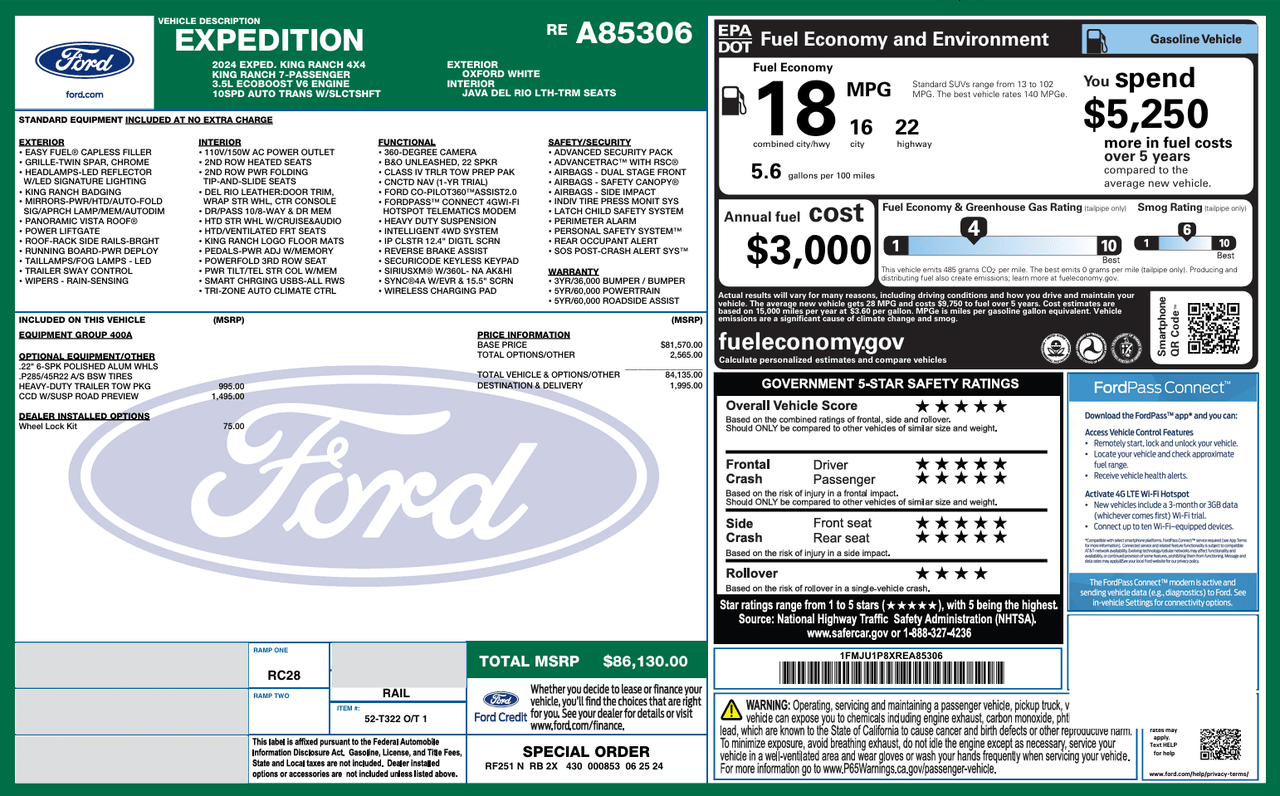 2024 Ford Expedition King Ranch Knoxville TN