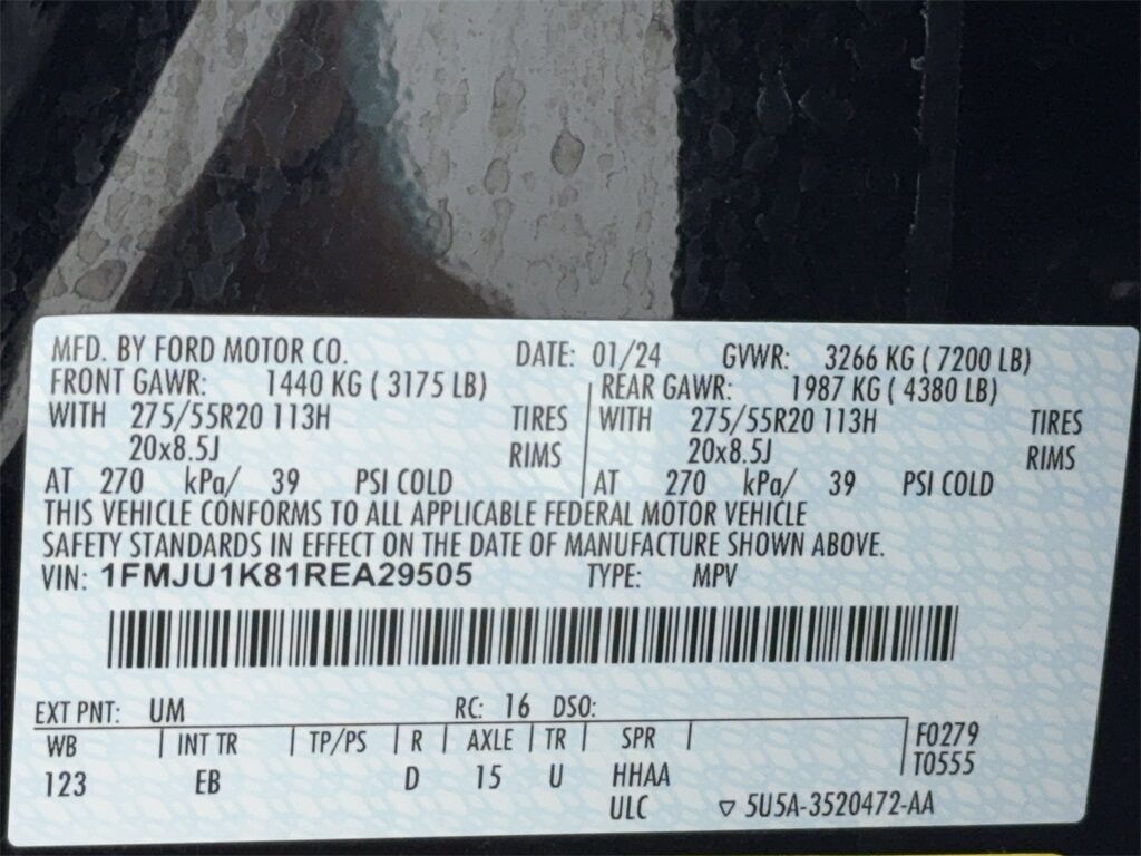 2024 Ford Expedition Limited NAV,CAM,PANO,CLMT STS,BLIND SPOT,3RD ROW Plano TX