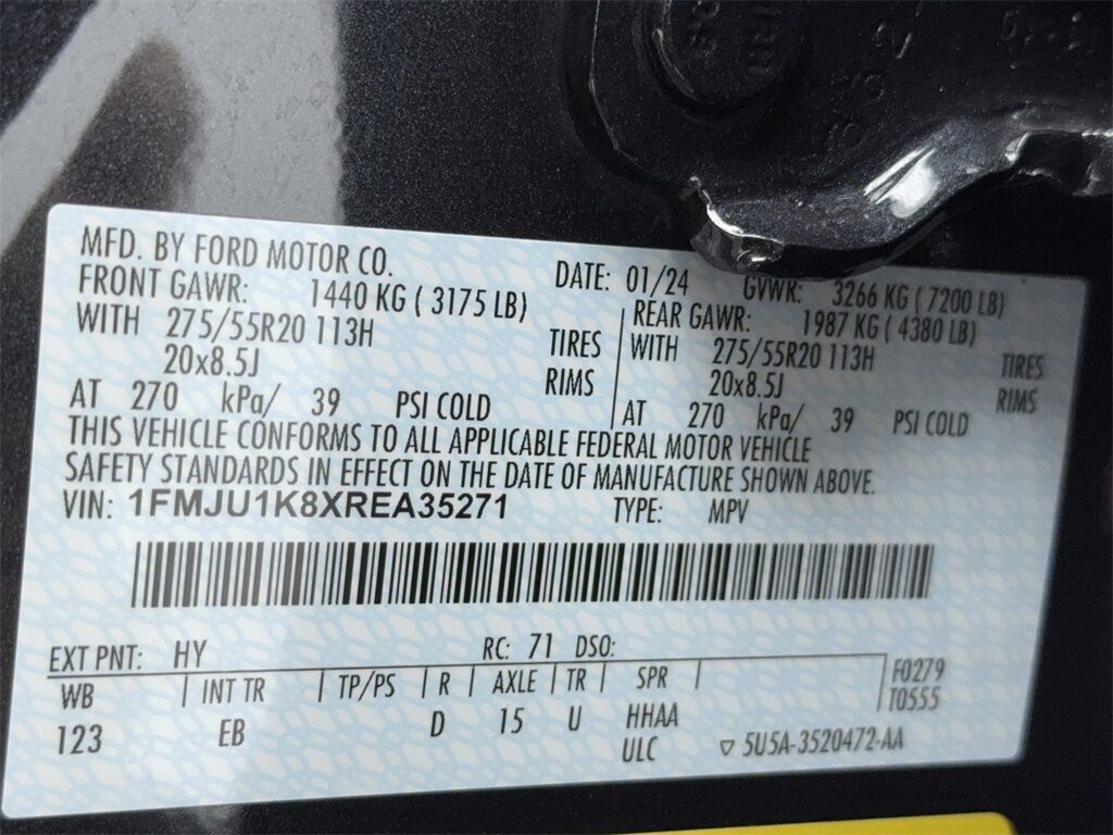 2024 Ford Expedition Limited NAV,CAM,PANO,CLMT STS,BLIND SPOT,3RD ROW Plano TX