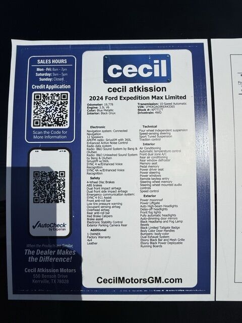 2024 Ford Expedition Max Limited Kerrville TX