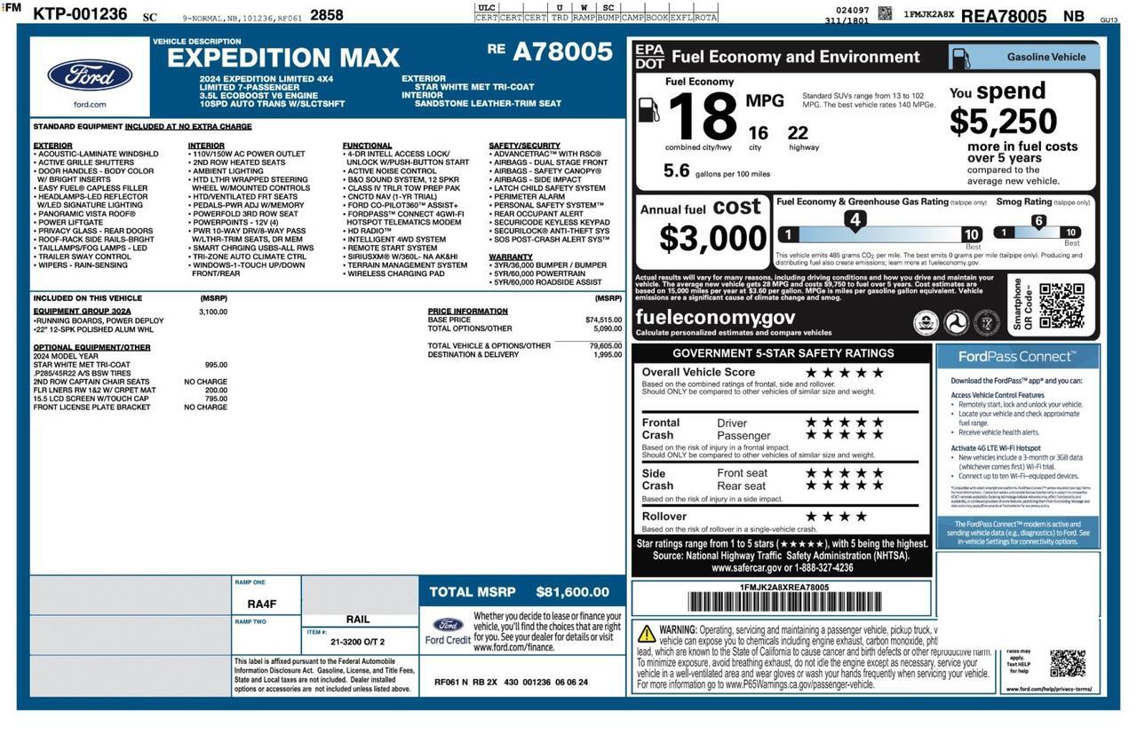 2024 Ford Expedition Max Limited 4x4 Tallmadge OH