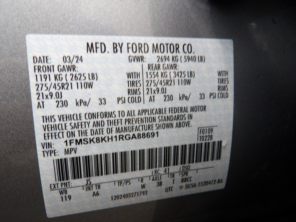 2024 Ford Explorer ST-Line 4WD 6 Passenger Fond du Lac WI