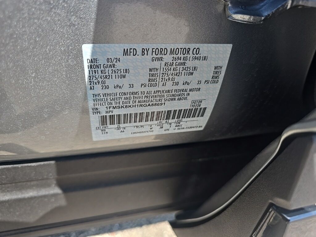 2024 Ford Explorer ST-Line 4WD 6 Passenger Fond du Lac WI
