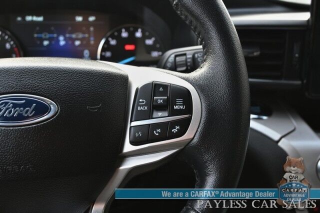 2024 Ford Explorer XLT / 4X4 / Auto Start / Power & Heated Leather Seats / Heated Steering / Lane Departure & Blind Spot / Apple CarPlay & Android Auto / Back Up Camera / Parking Sensors / 3rd Row / Seats 7 / 27 MPG / 1-Owner Anchorage AK