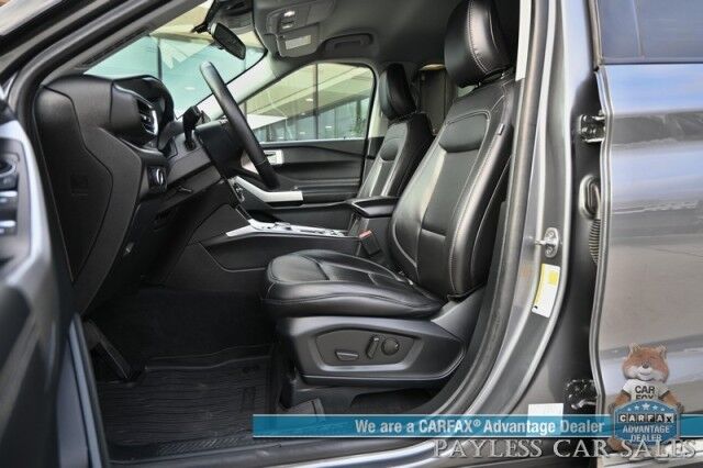 2024 Ford Explorer XLT / 4X4 / Auto Start / Power & Heated Leather Seats / Heated Steering / Lane Departure & Blind Spot / Apple CarPlay & Android Auto / Back Up Camera / Parking Sensors / 3rd Row / Seats 7 / 27 MPG / 1-Owner Anchorage AK