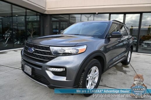 2024 Ford Explorer XLT / 4X4 / Auto Start / Power & Heated Leather Seats / Heated Steering / Lane Departure & Blind Spot / Apple CarPlay & Android Auto / Back Up Camera / Parking Sensors / 3rd Row / Seats 7 / 27 MPG / 1-Owner Anchorage AK