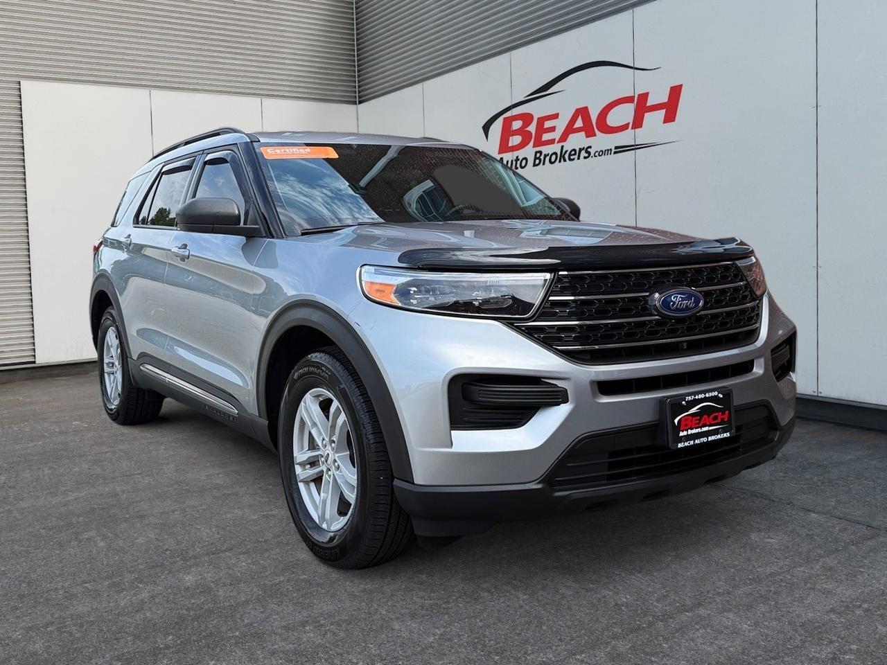 2024 Ford Explorer XLT, AUTO START/STOP, BLIND SPOT ALERT, LANE KEEP ASSIST, 3RD ROW SEATING, CAPTAINS CHAIRS, POWER LIFT GATE, BACKUP CAMERA, APPLE CARPLAY/ANDROID AUTO, ONLY 1 OWNER, LOW MILEAGE, CLEAN CARFAX, VIRGINIA OWNED, EXPLORE THE ROAD TODAY! Norfolk VA