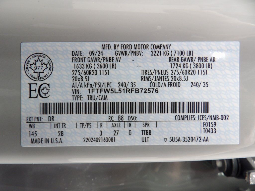 2024 Ford F-150 4x4 SuperCrew Lariat Fond du Lac WI