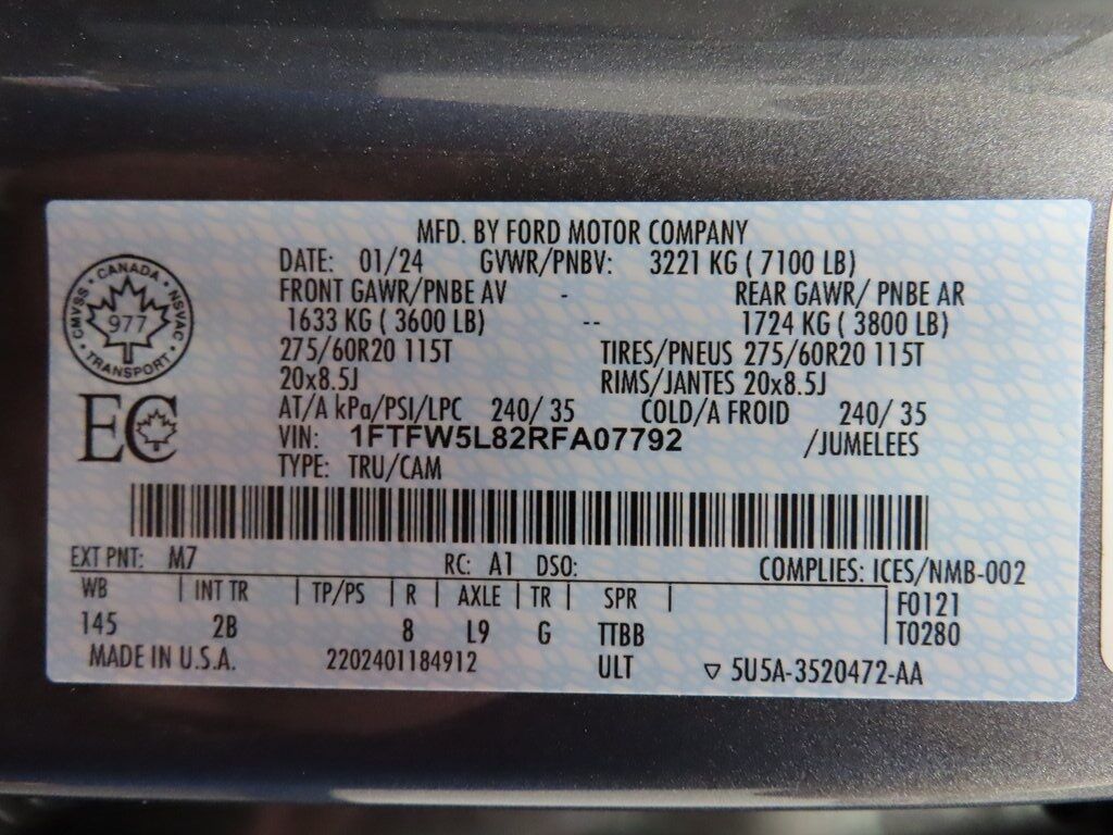 2024 Ford F-150 4x4 SuperCrew Lariat Fond du Lac WI