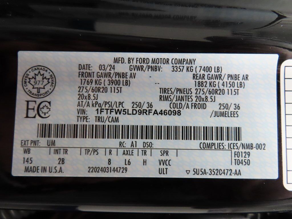 2024 Ford F-150 4x4 SuperCrew Lariat Fond du Lac WI