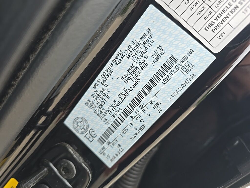 2024 Ford F-150 4x4 SuperCrew Lariat Minocqua WI