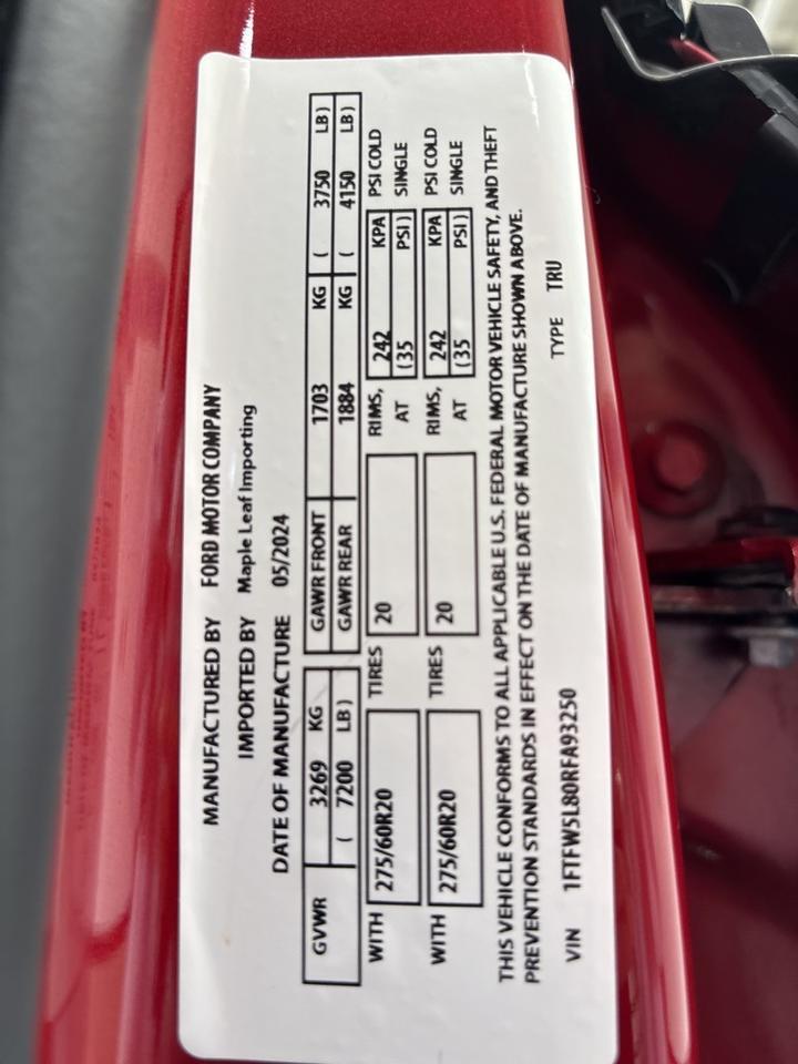 2024 Ford F-150 4x4 SuperCrew Lariat Minocqua WI