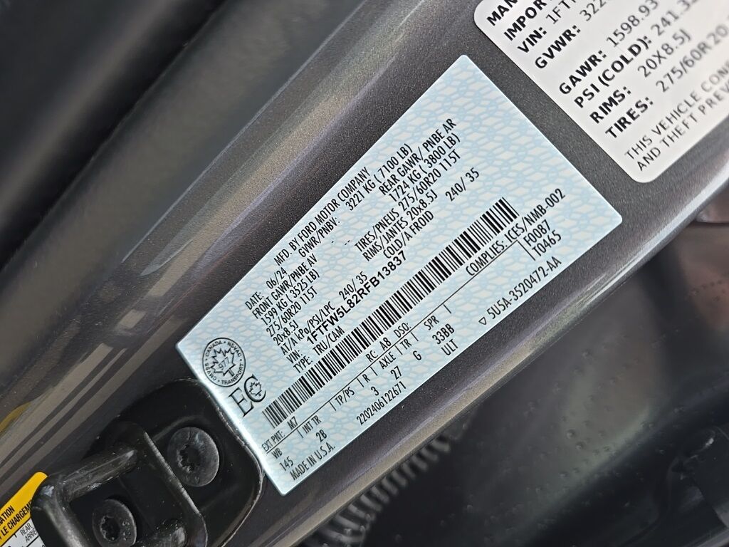 2024 Ford F-150 4x4 SuperCrew Lariat Minocqua WI