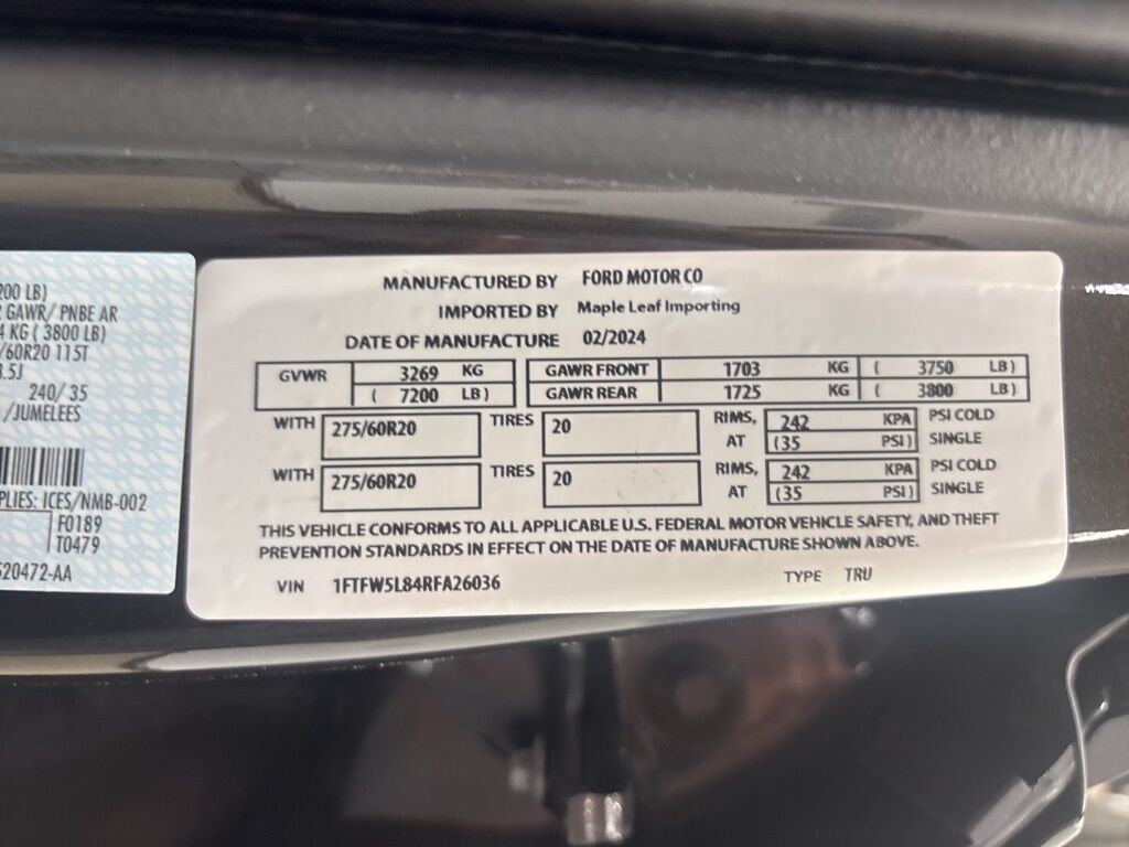 2024 Ford F-150 4x4 SuperCrew Lariat Minocqua WI