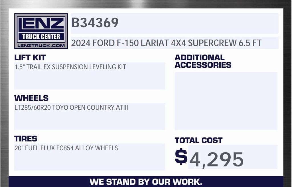2024 Ford F-150 4x4 SuperCrew Lariat Minocqua WI