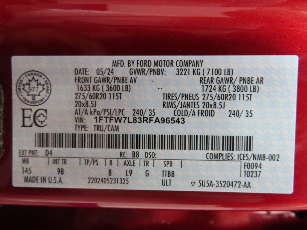 2024 Ford F-150 4x4 SuperCrew Platinum Fond du Lac WI