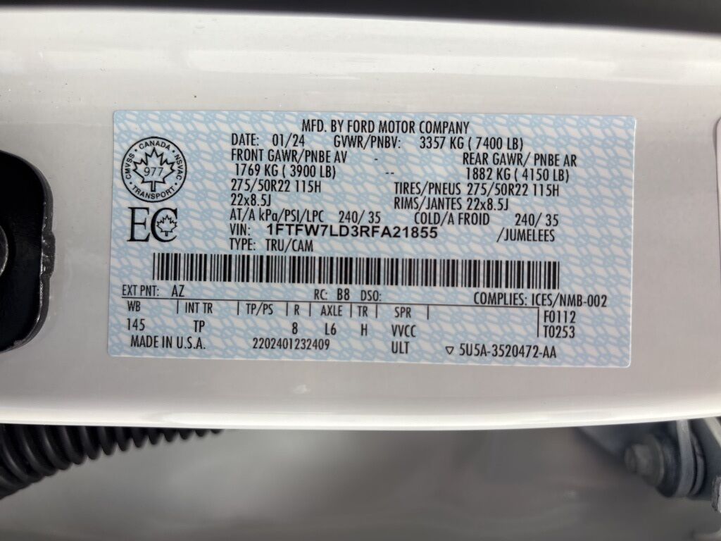 2024 Ford F-150 4x4 SuperCrew Platinum Fond du Lac WI
