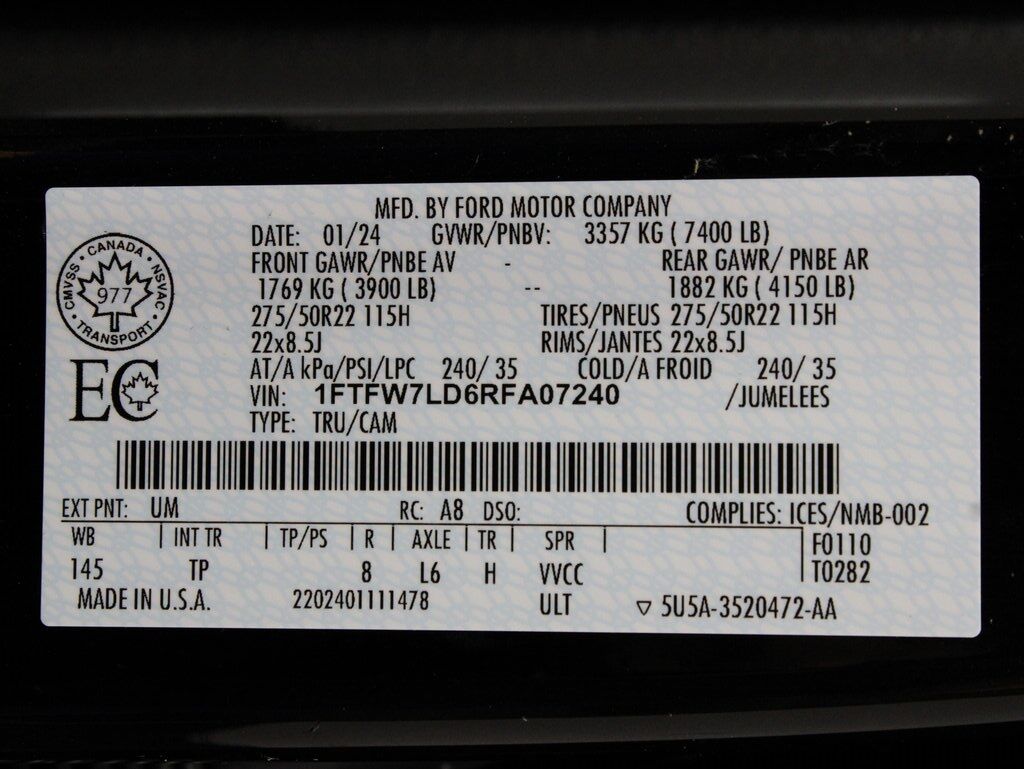2024 Ford F-150 4x4 SuperCrew Platinum Fond du Lac WI