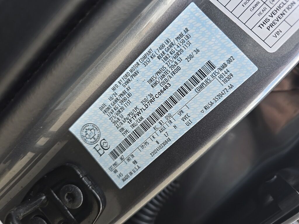 2024 Ford F-150 4x4 SuperCrew Platinum Fond du Lac WI