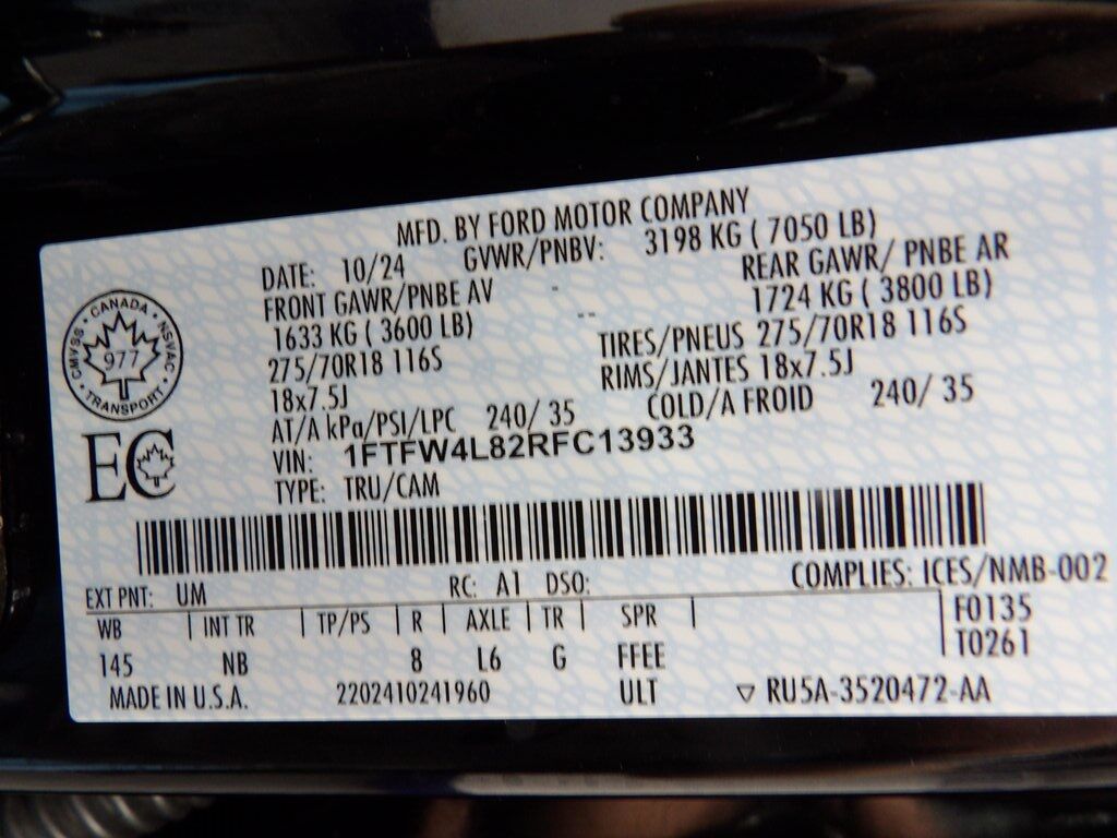 2024 Ford F-150 4x4 SuperCrew Tremor Fond du Lac WI