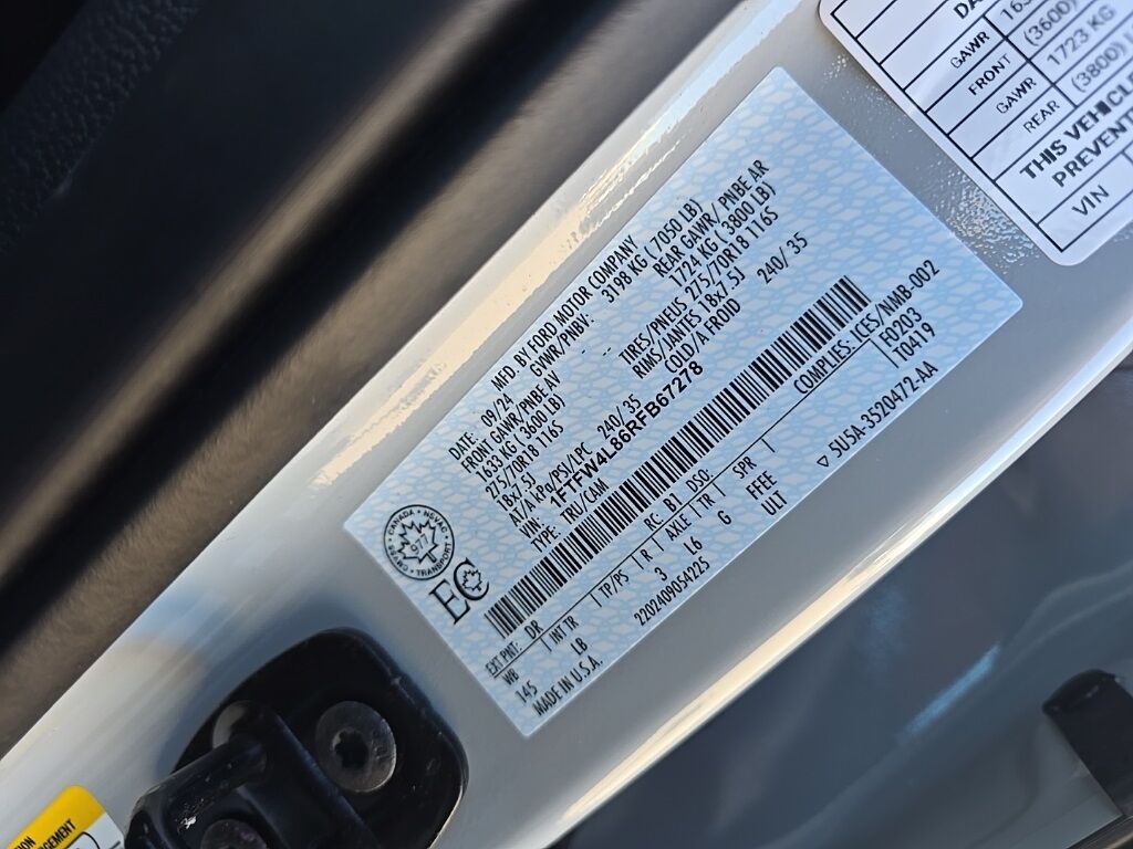 2024 Ford F-150 4x4 SuperCrew Tremor Minocqua WI