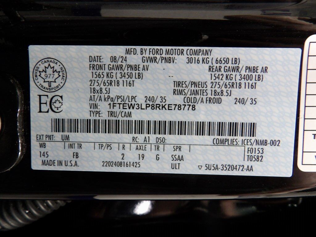 2024 Ford F-150 4x4 SuperCrew XLT Fond du Lac WI