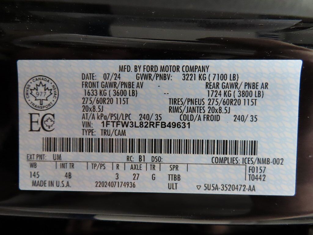2024 Ford F-150 4x4 SuperCrew XLT Fond du Lac WI