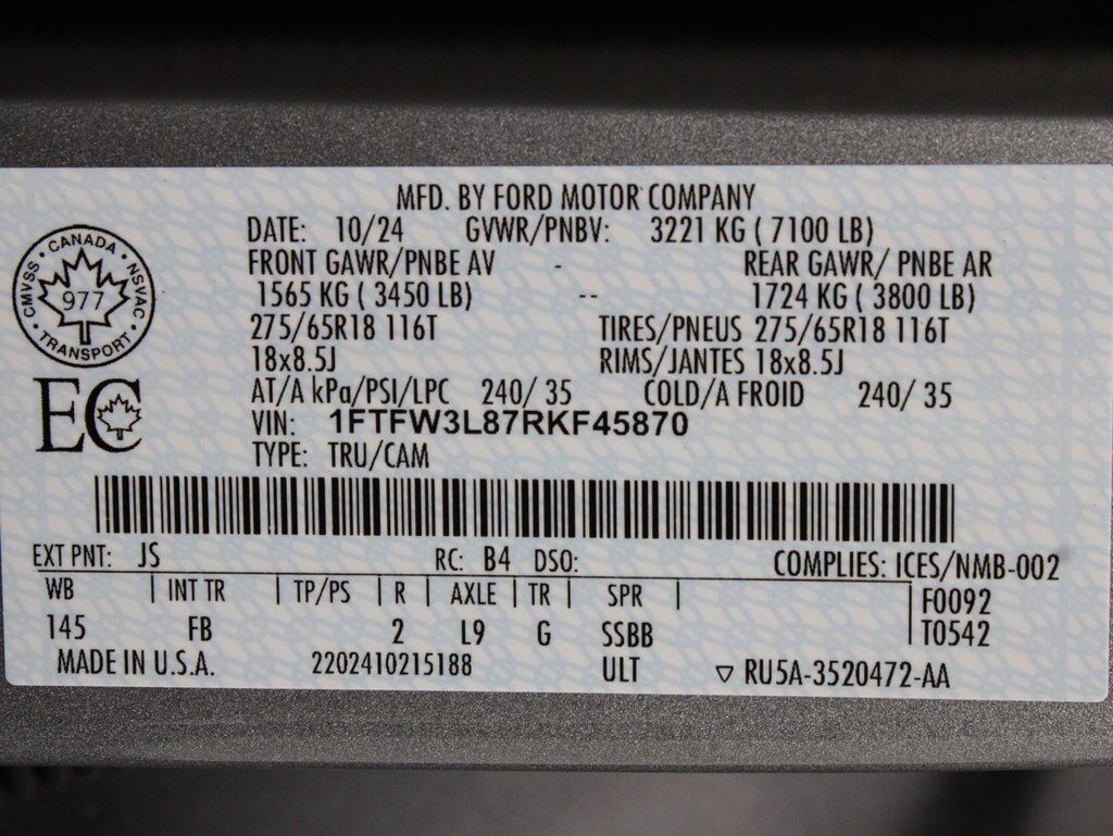 2024 Ford F-150 4x4 SuperCrew XLT Fond du Lac WI