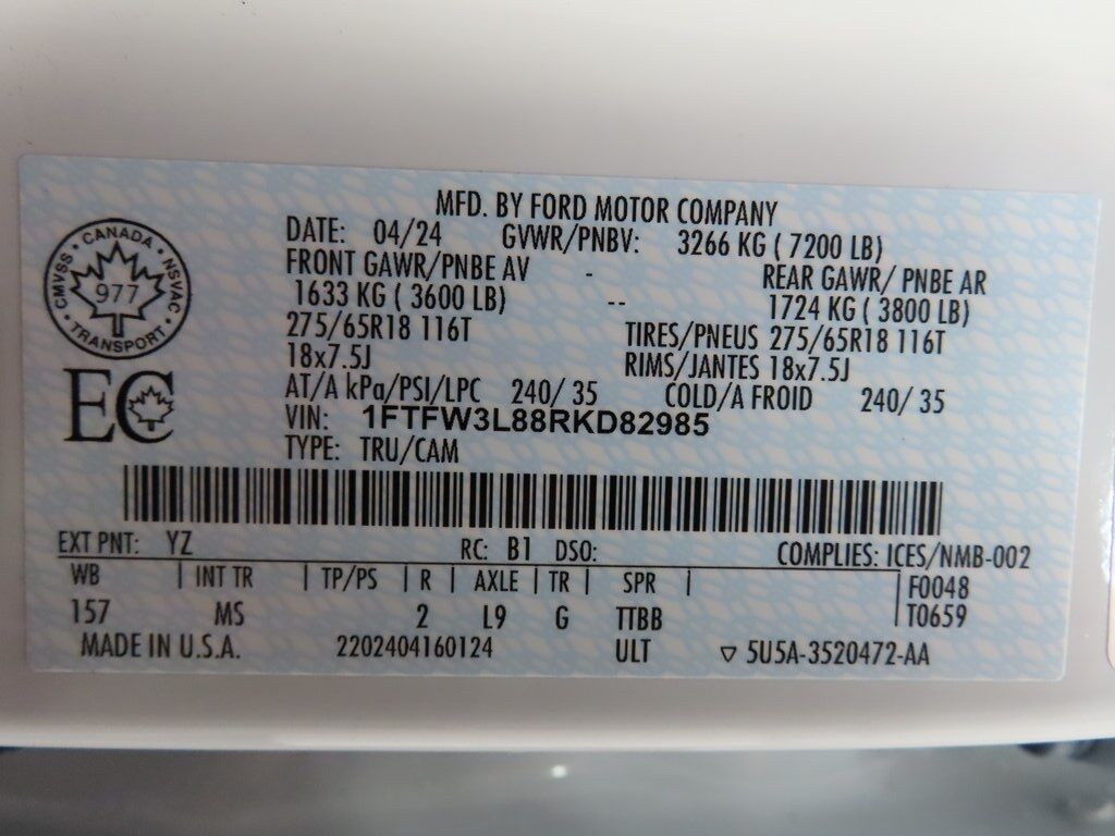 2024 Ford F-150 4x4 SuperCrew XLT Fond du Lac WI