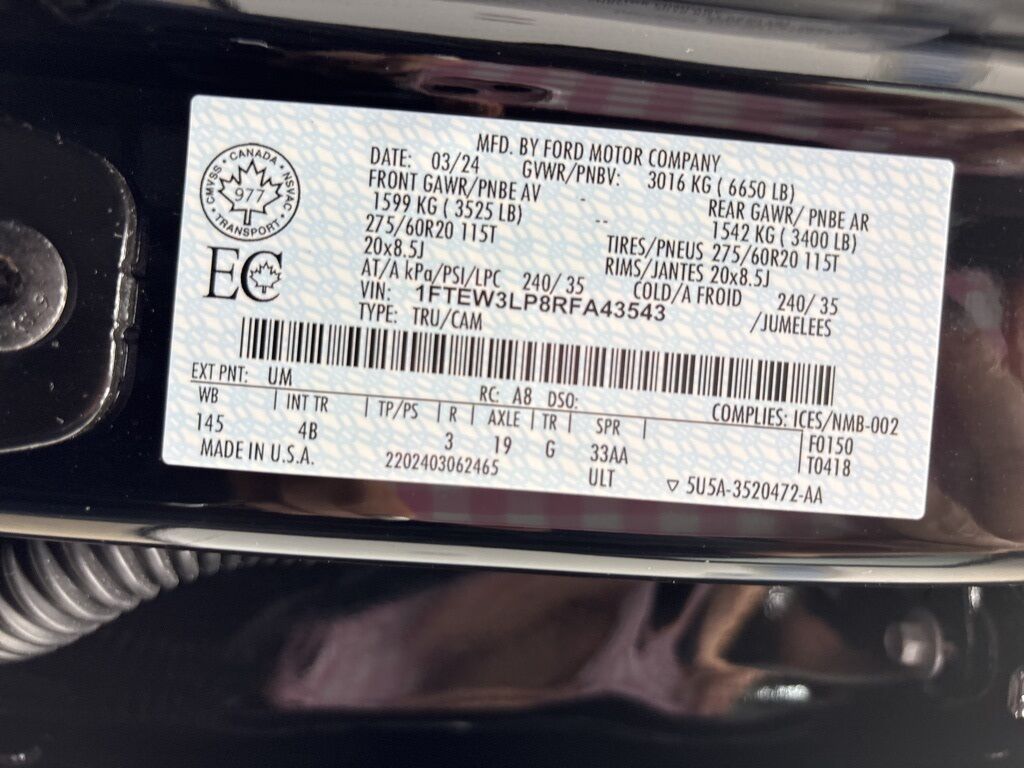 2024 Ford F-150 4x4 SuperCrew XLT Minocqua WI
