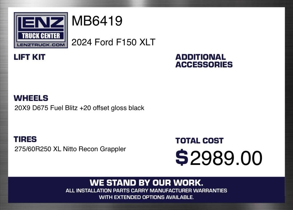 2024 Ford F-150 4x4 SuperCrew XLT Minocqua WI