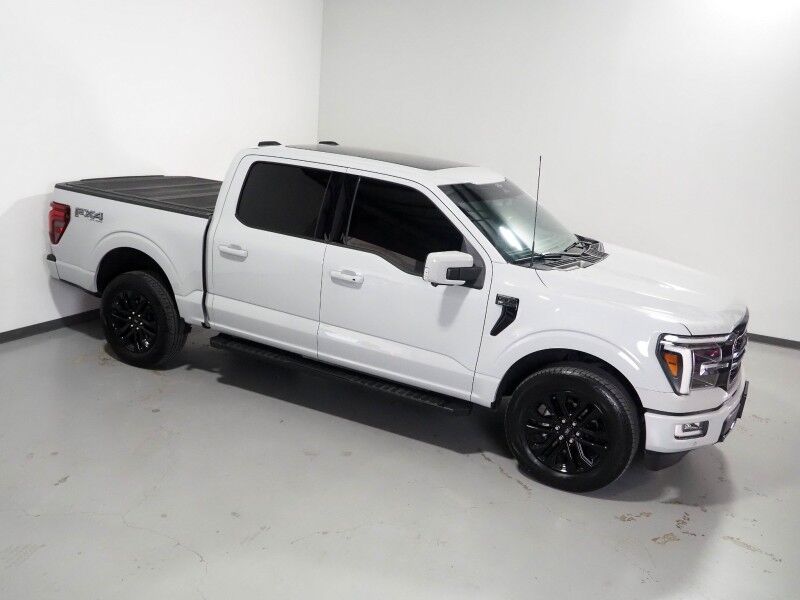 2024 Ford F-150 LARIAT SuperCrew 4WD *FX4 OFF-ROAD PKG, NAVIGATION, ADAPTIVE CRUISE, SAFETY ALERTS, 360 VIEW CAMERAS, COLOR TOUCHSCREEN, TWIN PANEL MOONROOF, LEATHER, CLIMATE SEATS, HEATED STEERING, REMOTE START, EXTENDED RANGE TANK, BANG & OLUFSEN Round Rock TX
