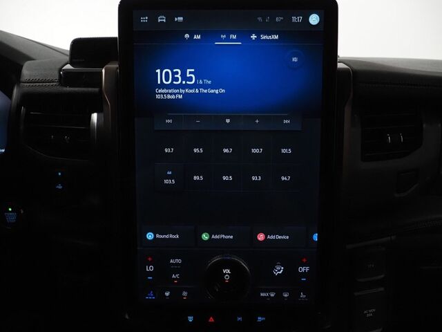 2024 Ford F-150 Lightning Lariat 4WD *NAVIGATION, ADAPTIVE CRUISE, SAFETY ALERTS, 360 CAMERAS, 15.5 INCH COLOR TOUCHSCREEN, TWIN PANEL MOONROOF, CLIMATE SEATS, HTD STEERING, BANG & OLUFSEN, WIRELESS CHARGING, ANDROID & APPLE Round Rock TX