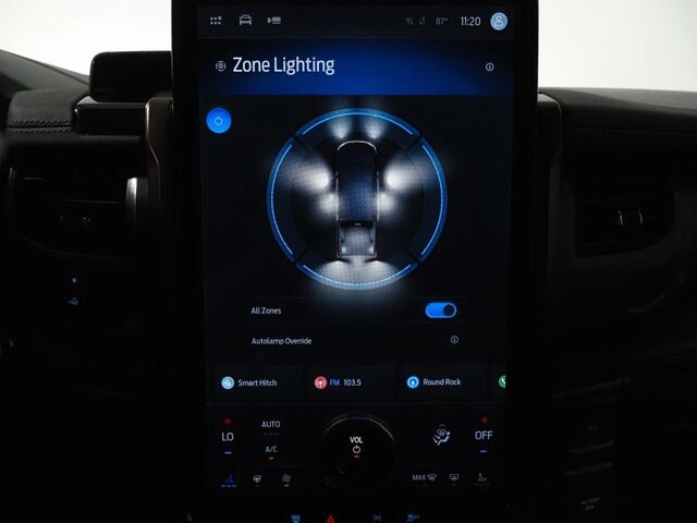 2024 Ford F-150 Lightning Lariat 4WD *NAVIGATION, ADAPTIVE CRUISE, SAFETY ALERTS, 360 CAMERAS, 15.5 INCH COLOR TOUCHSCREEN, TWIN PANEL MOONROOF, CLIMATE SEATS, HTD STEERING, BANG & OLUFSEN, WIRELESS CHARGING, ANDROID & APPLE Round Rock TX