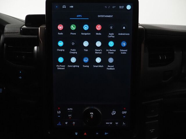 2024 Ford F-150 Lightning Lariat 4WD *NAVIGATION, ADAPTIVE CRUISE, SAFETY ALERTS, 360 CAMERAS, 15.5 INCH COLOR TOUCHSCREEN, TWIN PANEL MOONROOF, CLIMATE SEATS, HTD STEERING, BANG & OLUFSEN, WIRELESS CHARGING, ANDROID & APPLE Round Rock TX
