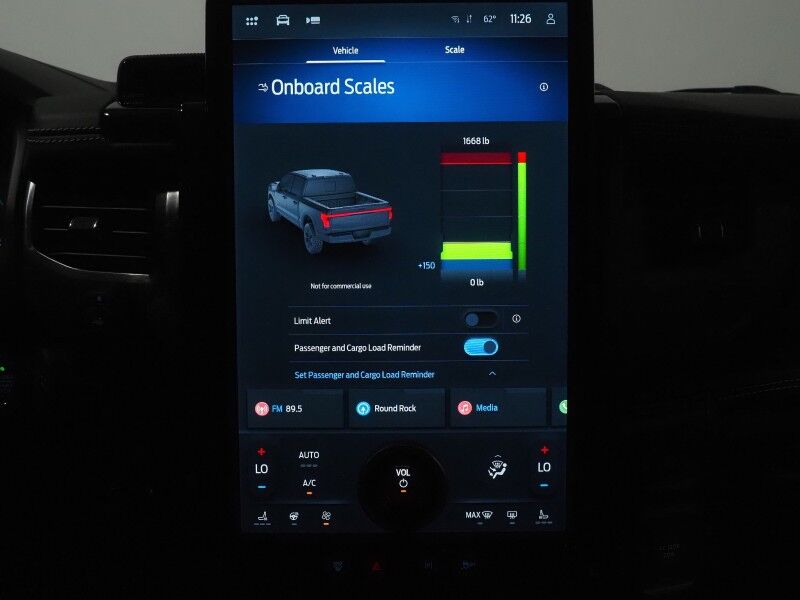 2024 Ford F-150 Lightning Platinum 4WD *NAVIGATION, ADAPTIVE CRUISE, SAFETY ALERTS, 360 VIEW CAMERAS, TWIN-PANEL MOONROOF, NIRVANA LEATHER, CLIMATE MASSAGE SEATS, HTD STEERING, BANG & OLUFSEN, WIRELESS CHARGING, ANDROID & APPLE Round Rock TX