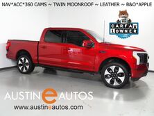 Ford F-150 Lightning Platinum 4WD *NAVIGATION, ADAPTIVE CRUISE, SAFETY ALERTS, 360 VIEW CAMERAS, TWIN-PANEL MOONROOF, NIRVANA LEATHER, CLIMATE MASSAGE SEATS, HTD STEERING, BANG & OLUFSEN, WIRELESS CHARGING, ANDROID & APPLE 2024