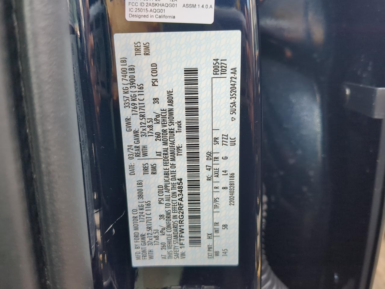 2024 Ford F-150 Raptor Winder GA